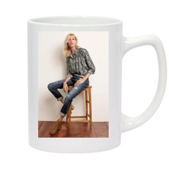 Anja Rubik 14oz White Statesman Mug