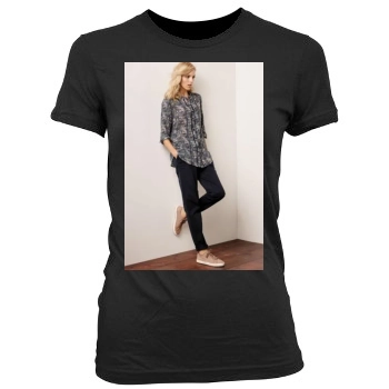 Anja Rubik Women's Junior Cut Crewneck T-Shirt