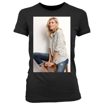 Anja Rubik Women's Junior Cut Crewneck T-Shirt