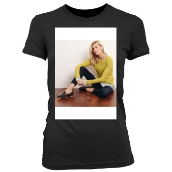 Anja Rubik Women's Junior Cut Crewneck T-Shirt