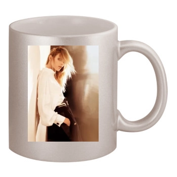 Anja Rubik 11oz Metallic Silver Mug