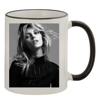 Anja Rubik 11oz Colored Rim & Handle Mug