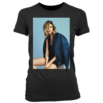 Anja Rubik Women's Junior Cut Crewneck T-Shirt