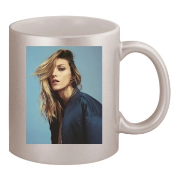 Anja Rubik 11oz Metallic Silver Mug