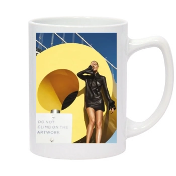 Anja Rubik 14oz White Statesman Mug