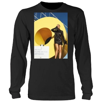 Anja Rubik Men's Heavy Long Sleeve TShirt