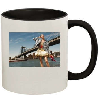 Anja Rubik 11oz Colored Inner & Handle Mug