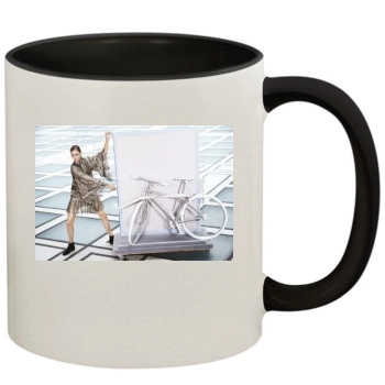 Anja Rubik 11oz Colored Inner & Handle Mug