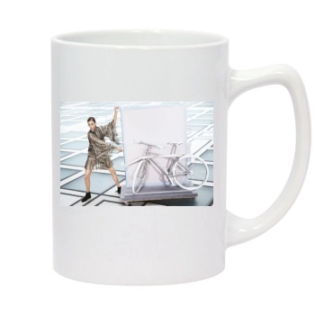 Anja Rubik 14oz White Statesman Mug