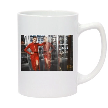 Anja Rubik 14oz White Statesman Mug