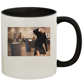 Anja Rubik 11oz Colored Inner & Handle Mug