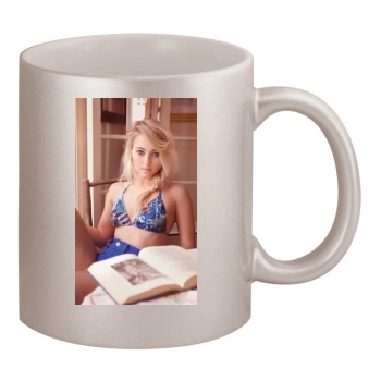 AnnaSophia Robb 11oz Metallic Silver Mug