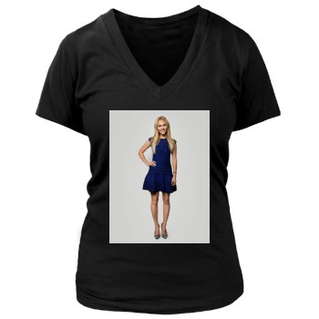 AnnaSophia Robb Women's Deep V-Neck TShirt