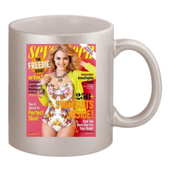 AnnaSophia Robb 11oz Metallic Silver Mug