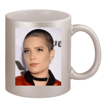 Halsey (events) 11oz Metallic Silver Mug