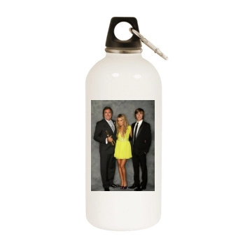 Ashley Tisdale White Water Bottle With Carabiner