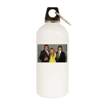 Ashley Tisdale White Water Bottle With Carabiner