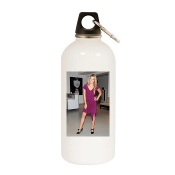 Ashley Tisdale White Water Bottle With Carabiner