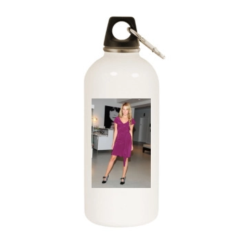 Ashley Tisdale White Water Bottle With Carabiner