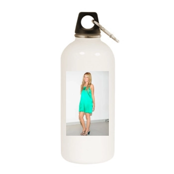 Ashley Tisdale White Water Bottle With Carabiner