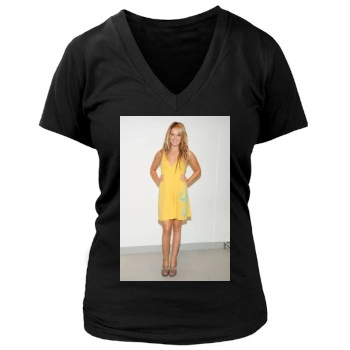 Ashley Tisdale Women's Deep V-Neck TShirt