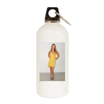 Ashley Tisdale White Water Bottle With Carabiner