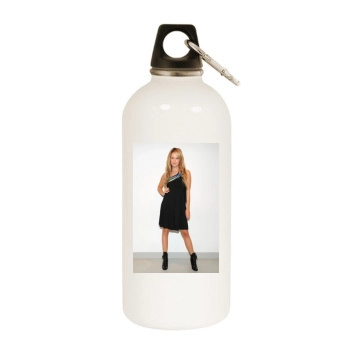 Ashley Tisdale White Water Bottle With Carabiner