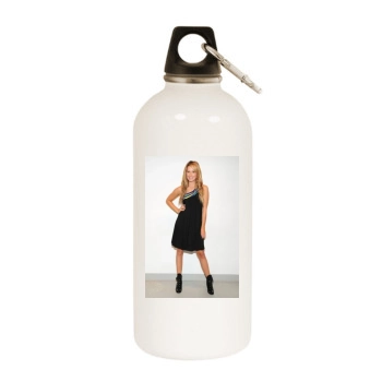 Ashley Tisdale White Water Bottle With Carabiner