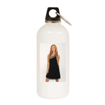 Ashley Tisdale White Water Bottle With Carabiner