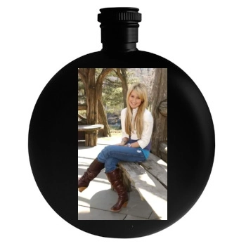 Ashley Tisdale Round Flask