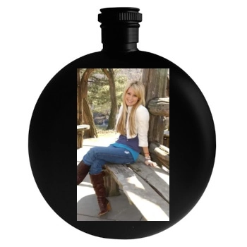 Ashley Tisdale Round Flask