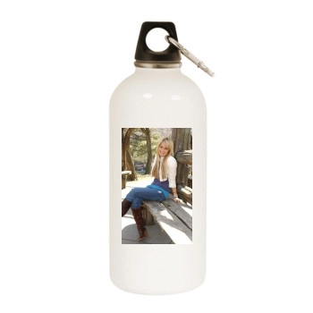 Ashley Tisdale White Water Bottle With Carabiner