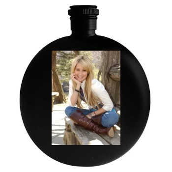 Ashley Tisdale Round Flask