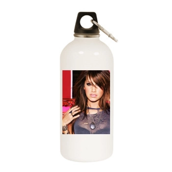 Ashley Tisdale White Water Bottle With Carabiner