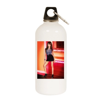 Ashley Tisdale White Water Bottle With Carabiner