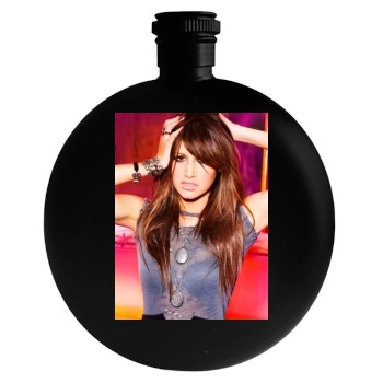 Ashley Tisdale Round Flask