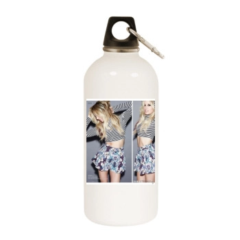 Ashley Tisdale White Water Bottle With Carabiner