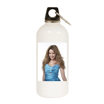 Ashley Tisdale White Water Bottle With Carabiner