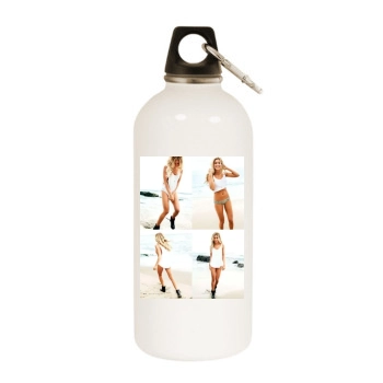 Ashley Tisdale White Water Bottle With Carabiner