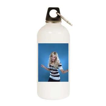 Ashley Tisdale White Water Bottle With Carabiner