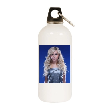 Ashley Tisdale White Water Bottle With Carabiner