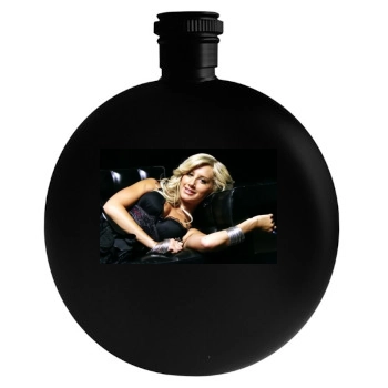 Ashley Tisdale Round Flask