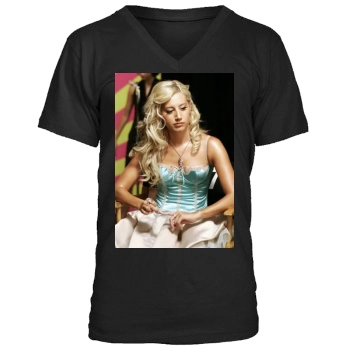 Ashley Tisdale Men's V-Neck T-Shirt