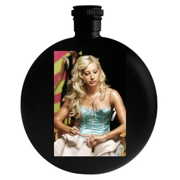 Ashley Tisdale Round Flask