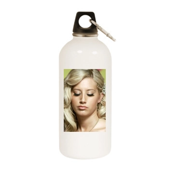 Ashley Tisdale White Water Bottle With Carabiner