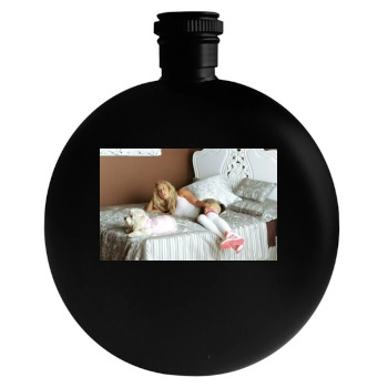 Ashley Tisdale Round Flask