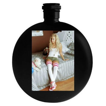 Ashley Tisdale Round Flask