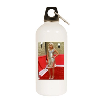 Ashley Tisdale White Water Bottle With Carabiner