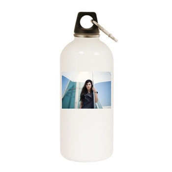 Ashley Tisdale White Water Bottle With Carabiner