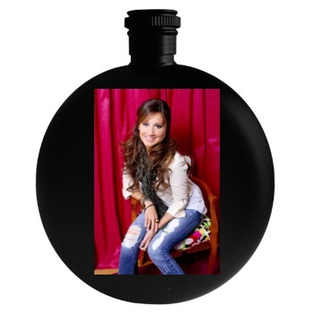 Ashley Tisdale Round Flask